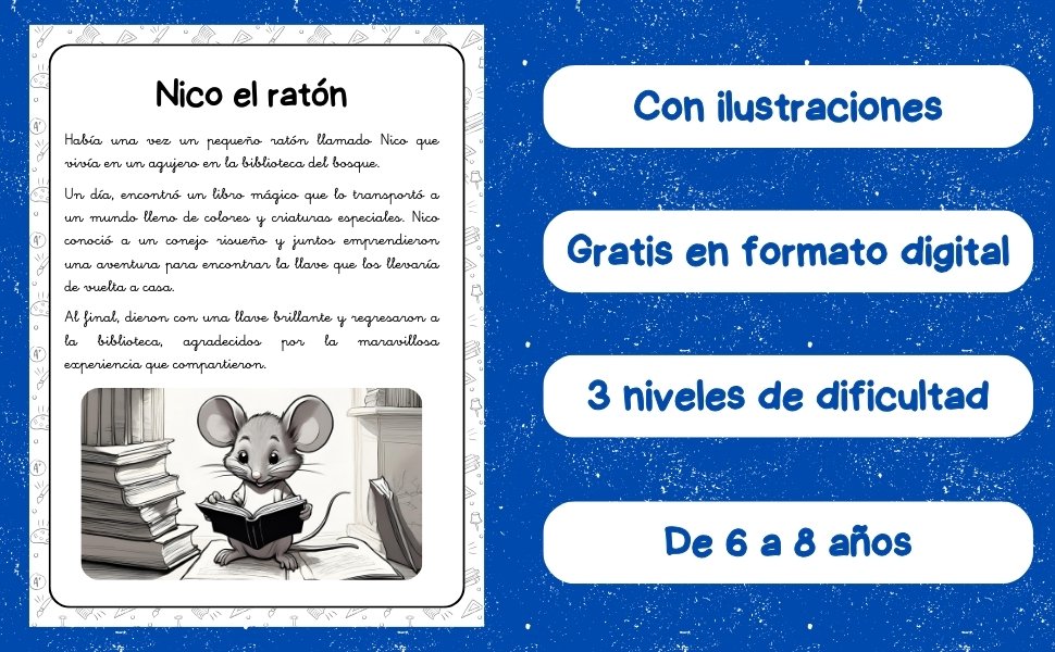 Libro de comprensión lectora para niños de 1 de primaria