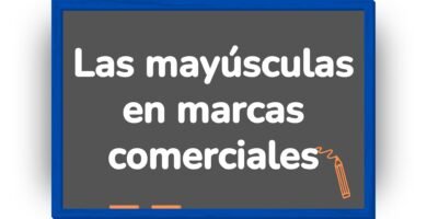 Marcas comerciales con mayúscula para niños de primaria