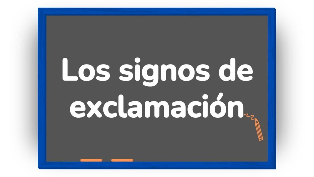 Los signos de exclamación para niños de primaria