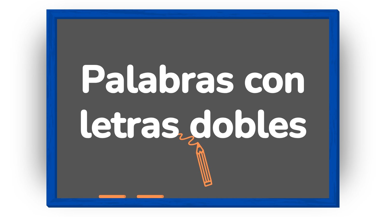 Palabras con letras dobles para niños de primaria con ejemplos