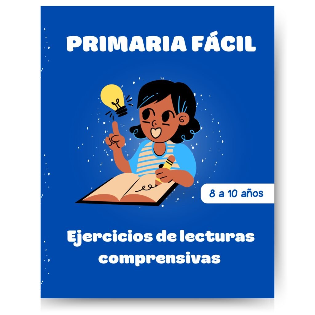 Libro de ejercicios de lecturas comprensivas para niños de 8 a 10 años de primaria