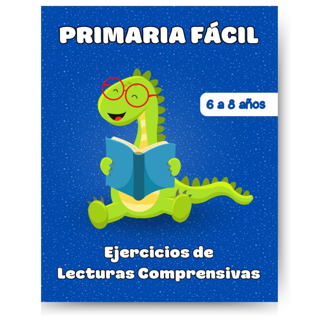 Libro de ejercicios de lecturas comprensivas para niños de primaria de 6 a8 años