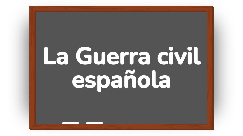 La guerra civil española para niños de primaria