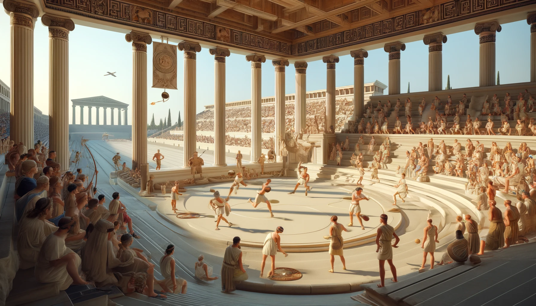 Las olimpiadas en la Antigua Grecia para niños de primaria