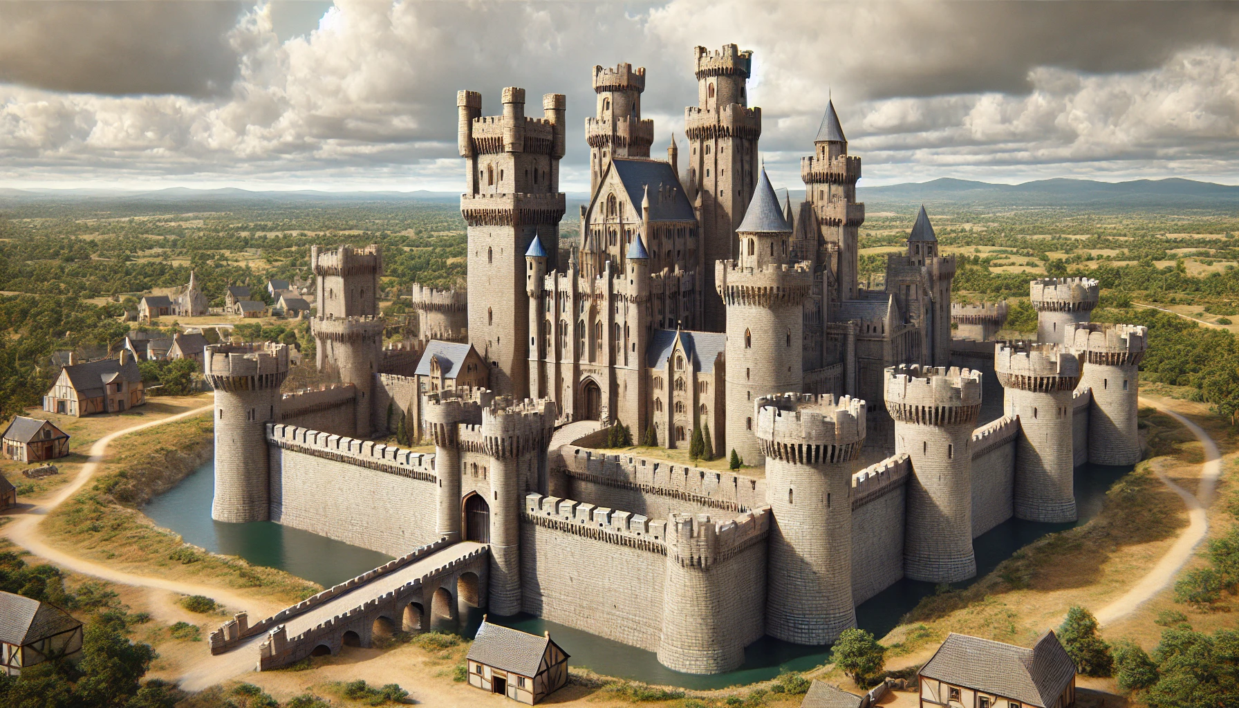 Castillo medieval ejemplo en la vida real