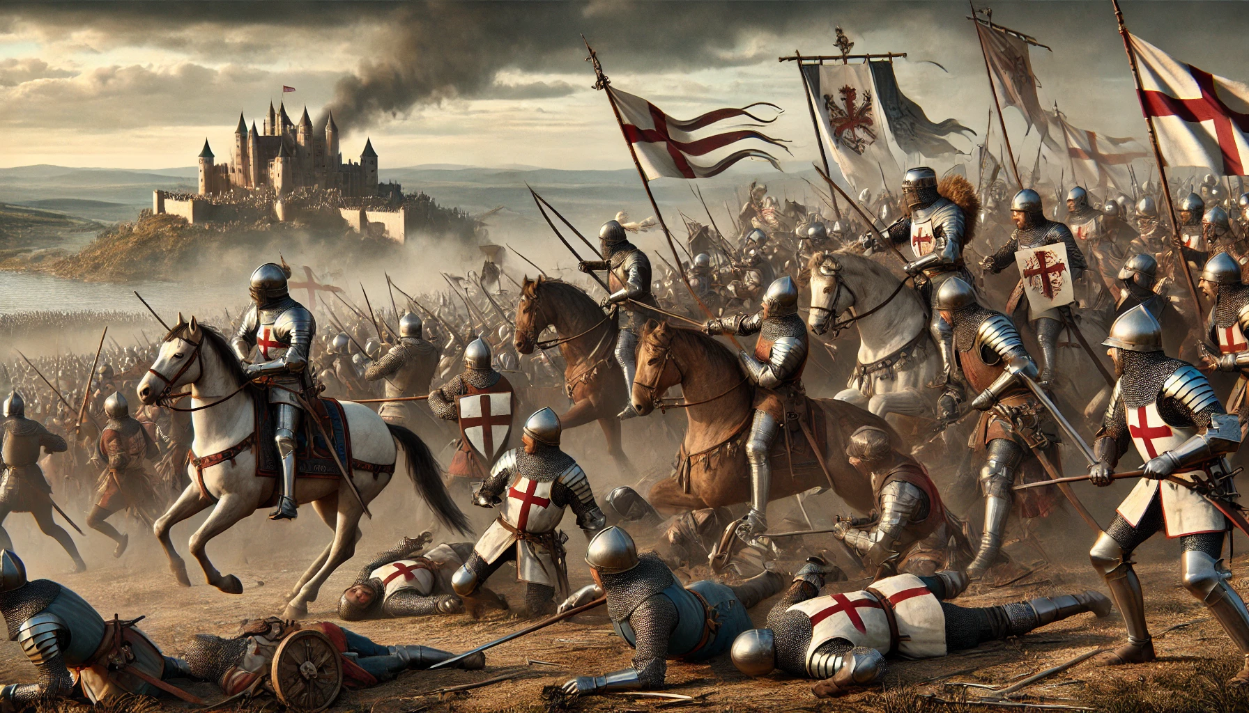 Batalla de la guerra de los cien años