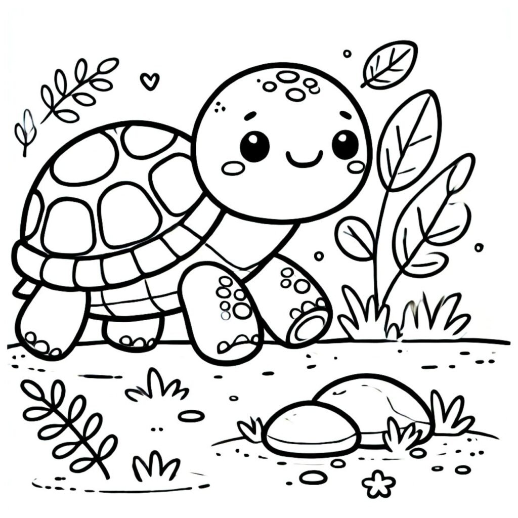 Tortuga para pintar