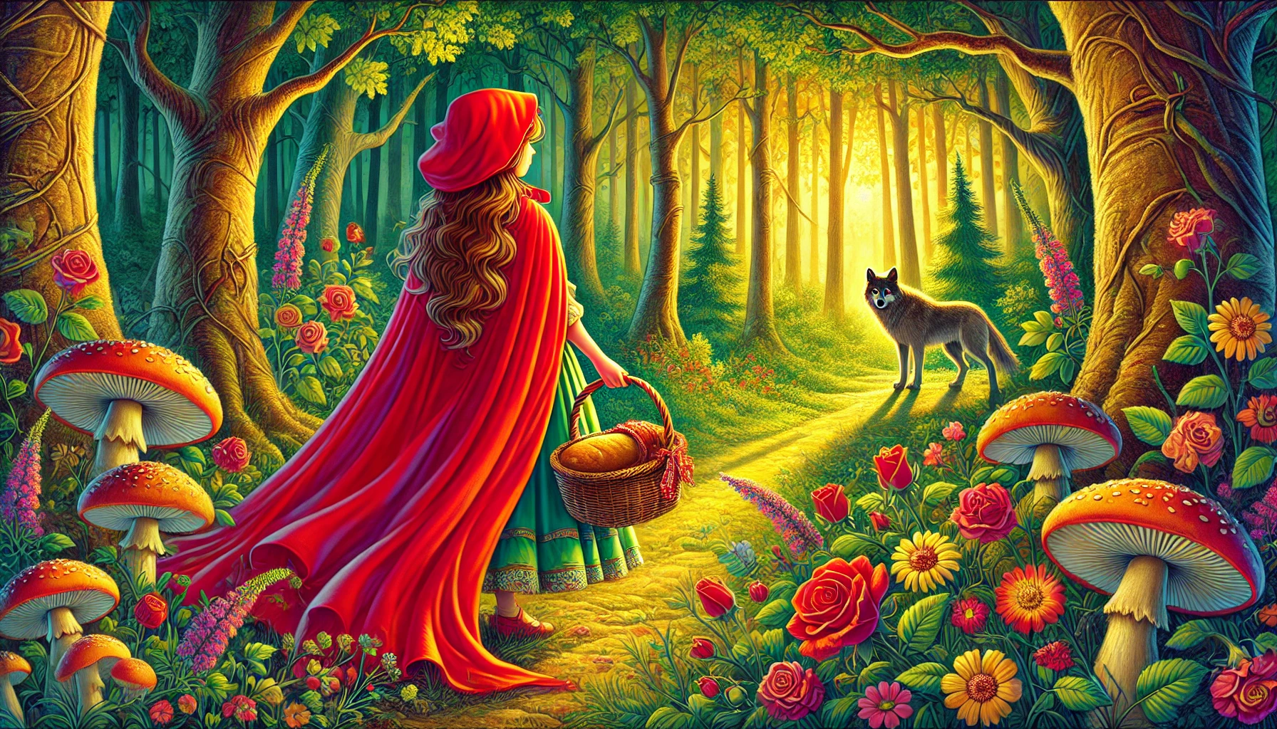 Cuento de caperucita roja para niños de primaria