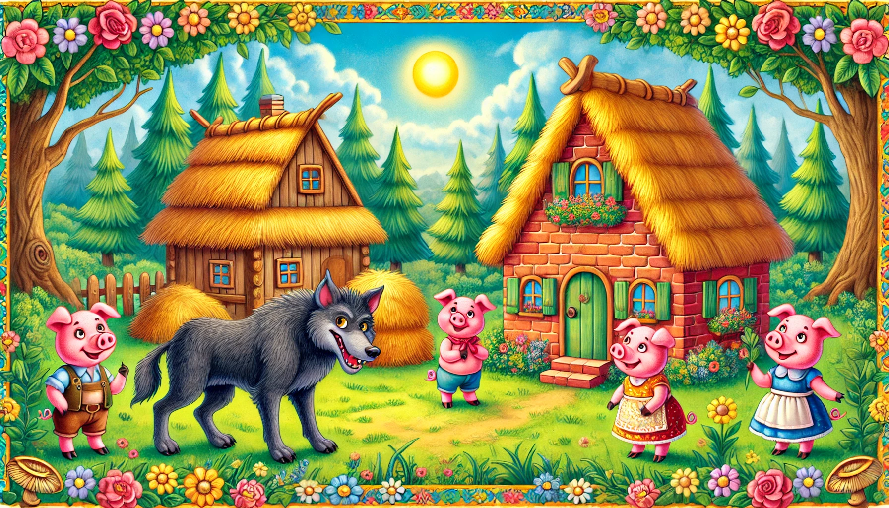 Los tres cerditos cuento para niños