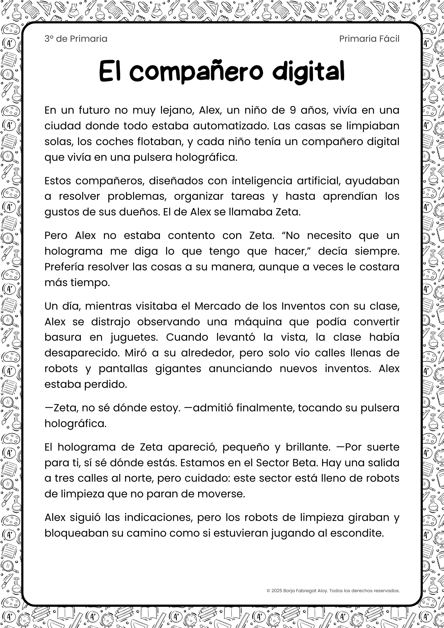 lecturas comprensivas 3 primaria pdf