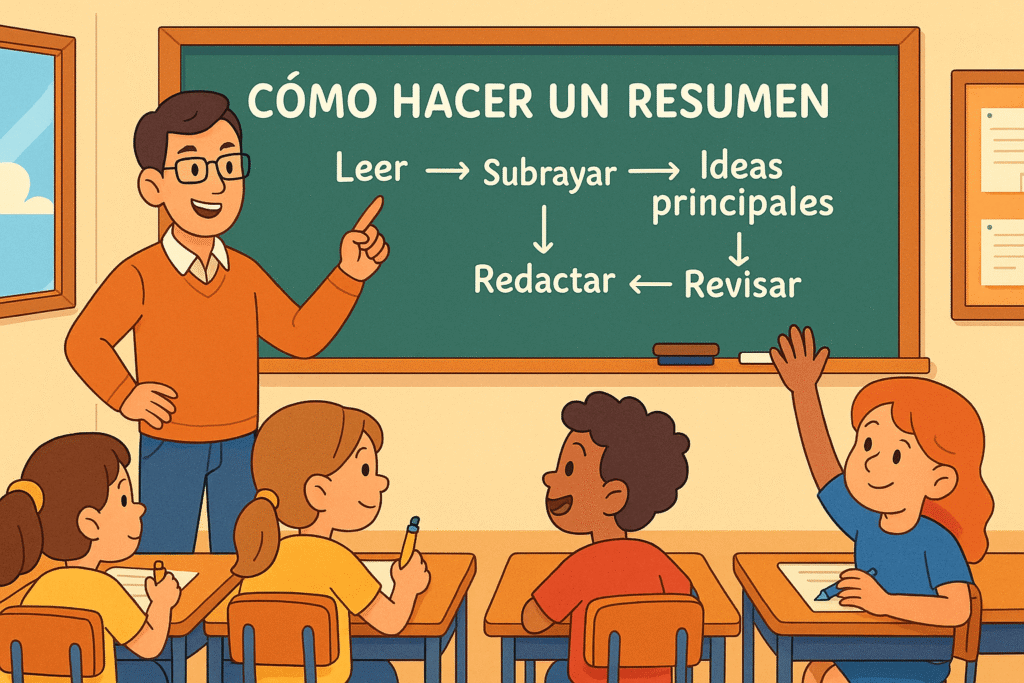 como hacer un resumen de un texto
