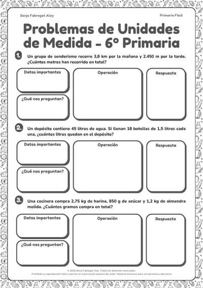 problemas de longitud capacidad y masa 6 primaria