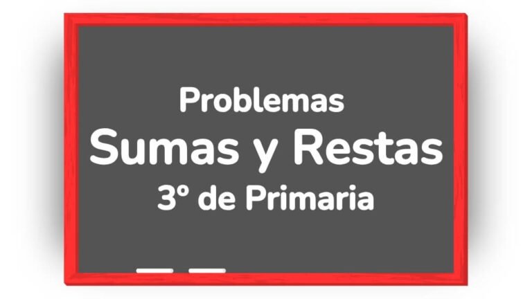 problemas de sumas y restas 3 primaria