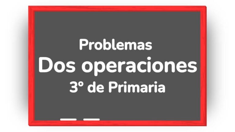 problemas dos operaciones 3 primaria pdf